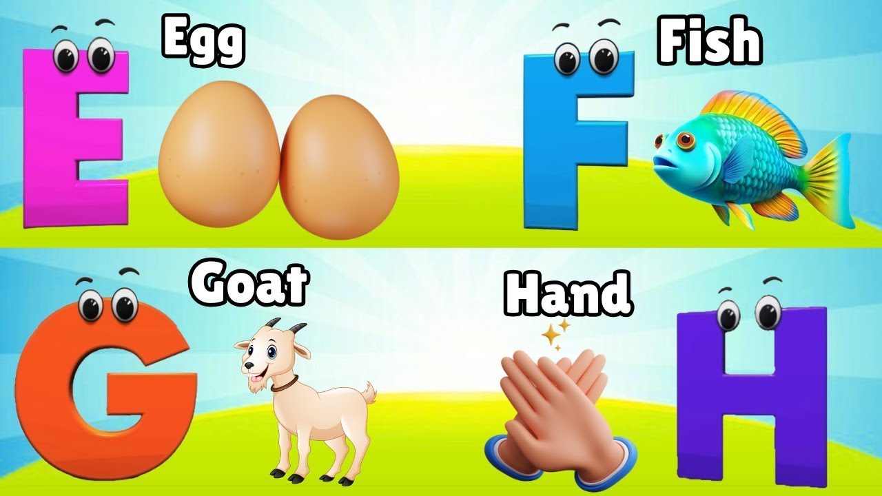Phonics Song with TWO Words - A For Apple - ABC Alphabet Songs with Sounds for Children
