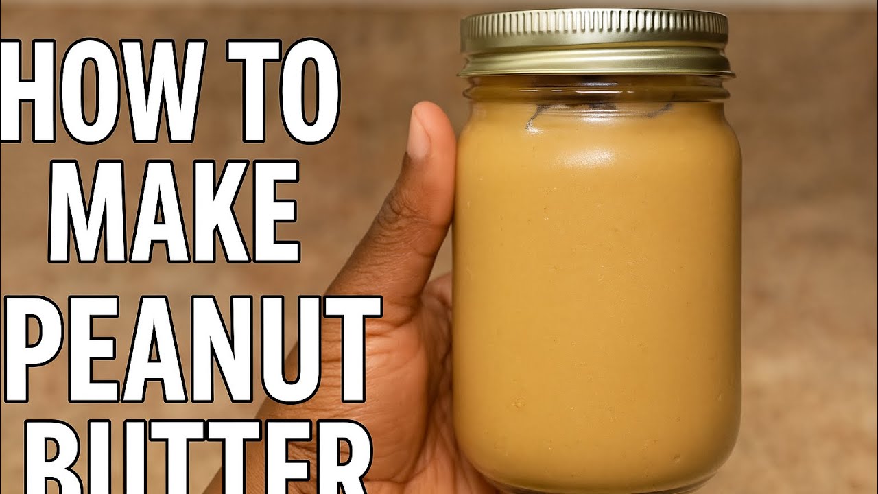 How Make Peanut Butter at Home 