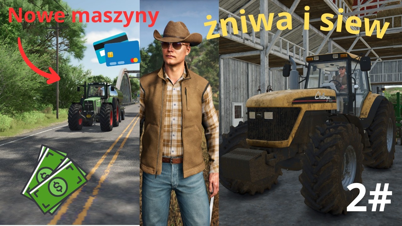Kupujemy nowy ciągnik i kończymy żniwa /FS25/ Riverbend Springs 2#
