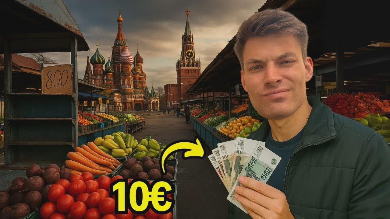 O que dá para comprar com 10€ no país mais sancionado do mundo (Rússia)