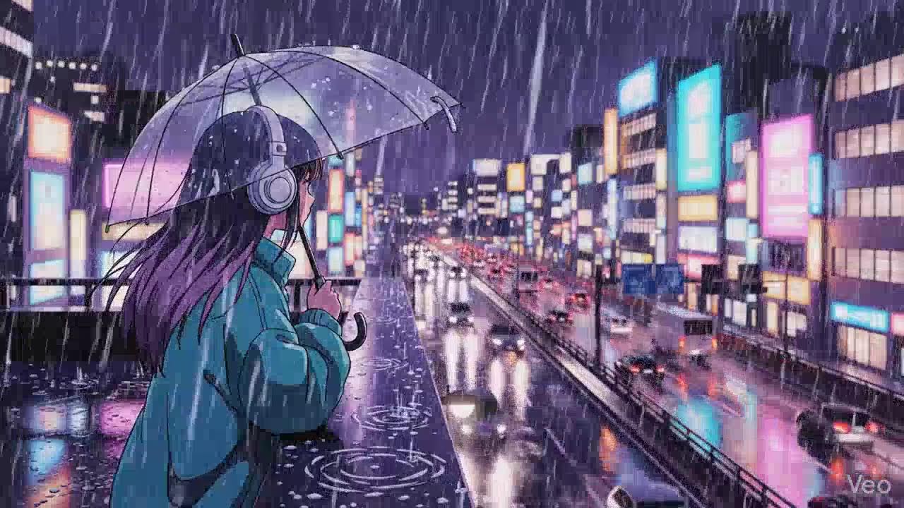 Soft Japanese Rain 🌙 Chill Night Lofi for Study & Sleep | Live Stream by The Japanese Town