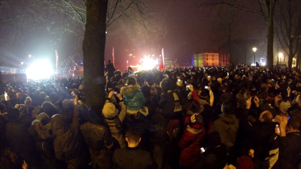 New Years Eve Fireworks Main Display Amsterdam 2016
