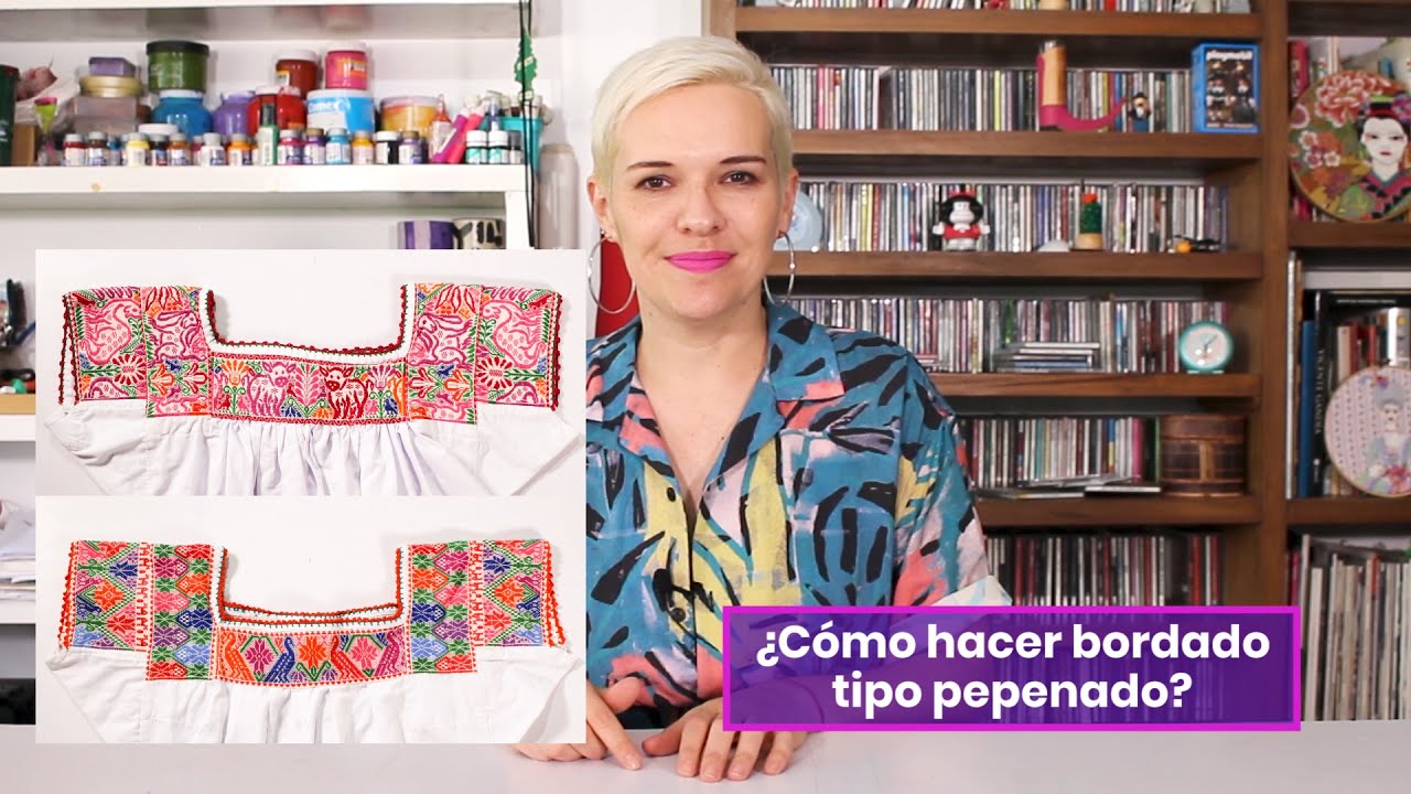 136 ¿Cómo hacer bordado tipo pepenado?