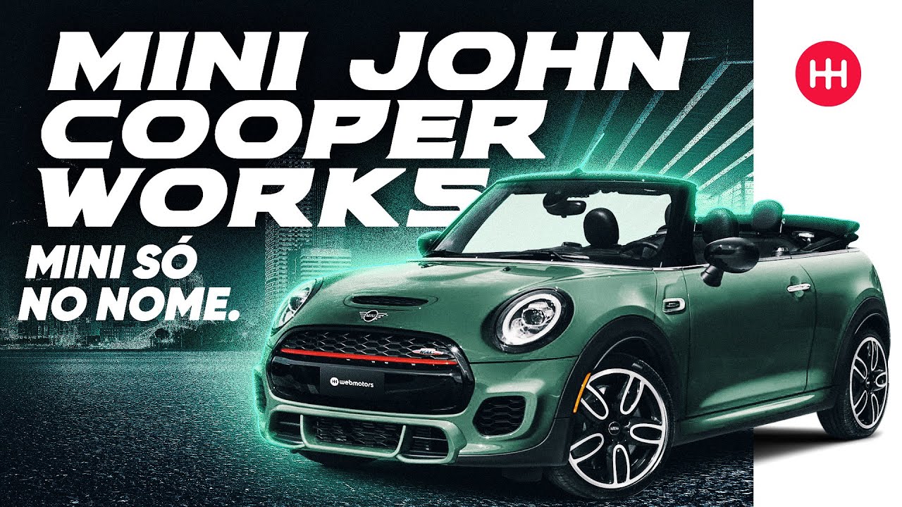 Testamos o MINI CABRIO JCW em DETALHES 🚀🚗 Pequeno CONVERSÍVEL que faz 0 a 100 KM em 6,5 Segundos😱