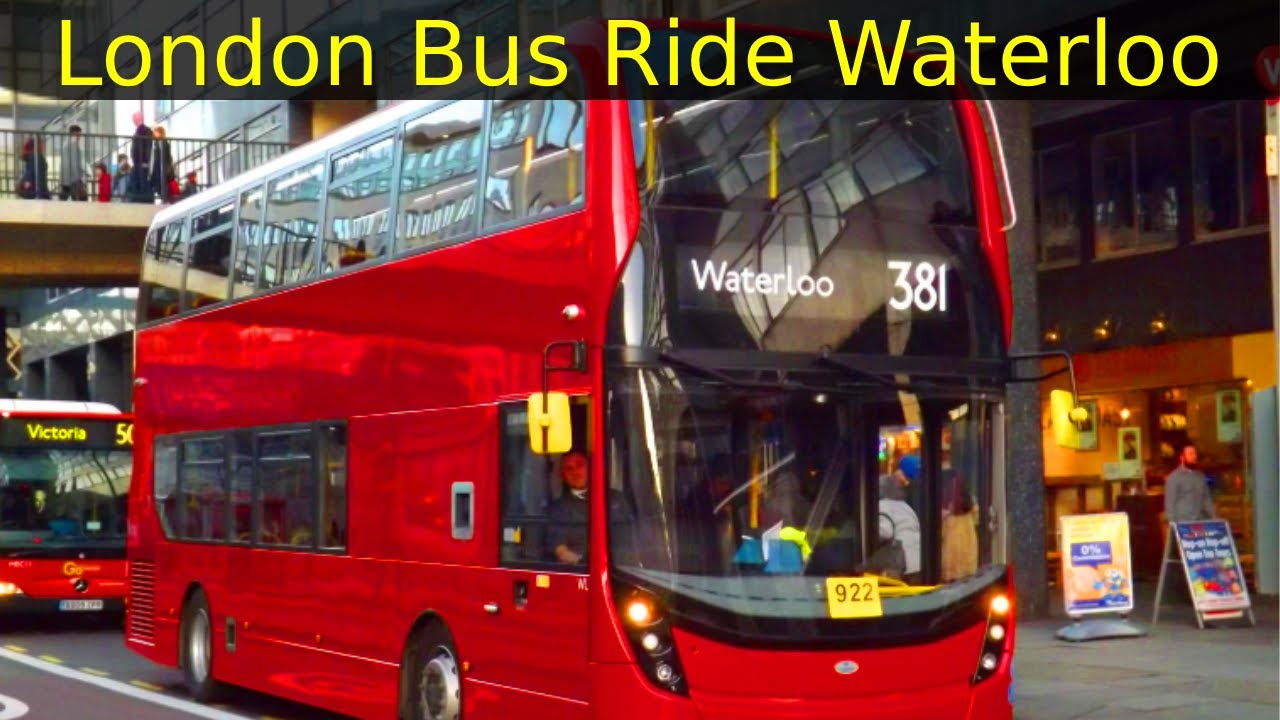 London Bus Ride Waterloo 🔴 LIVE CHAT ✨| 4k