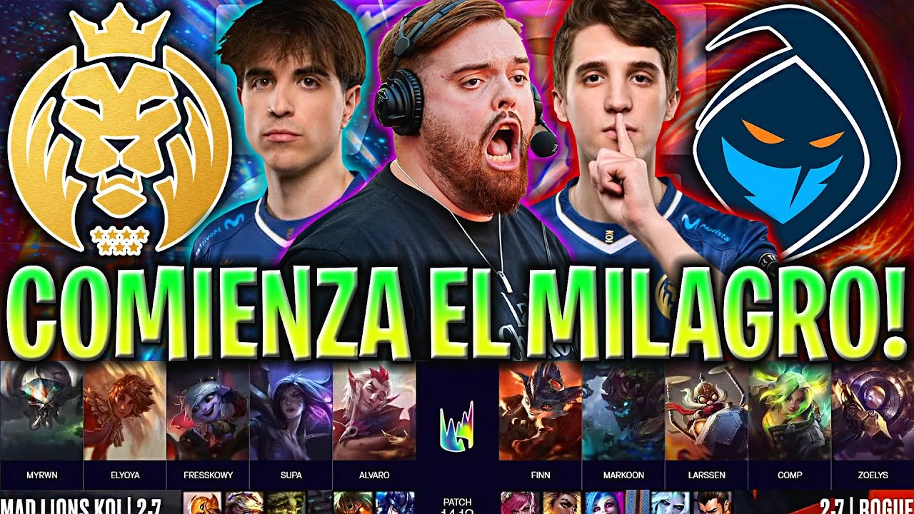 COMIENZA EL MILAGRO DE KOI PARA PLAYOFFS! - RGE vs MDK LEC VERANO 2024 ESPAÑOL IBAI COSTREAM