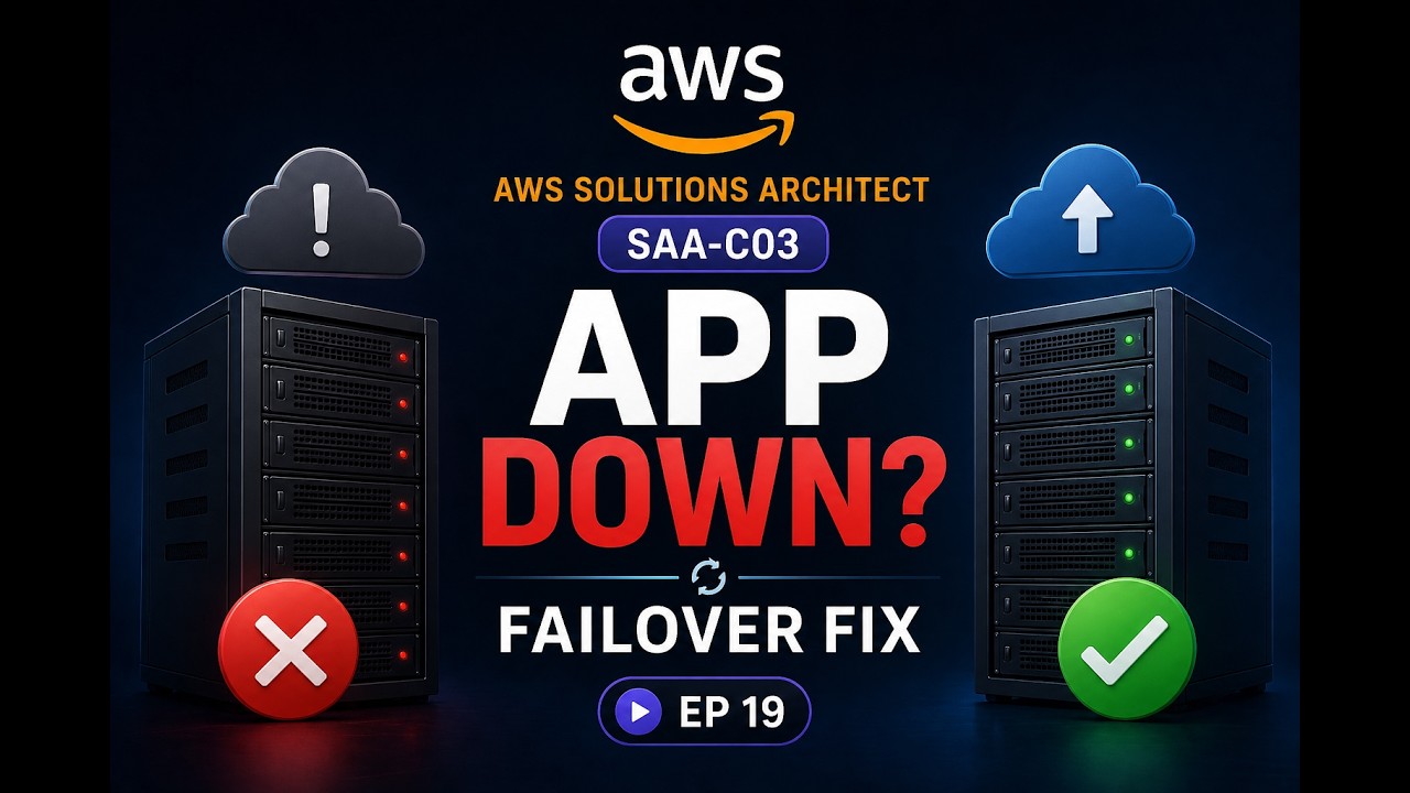 Why Your AWS App Goes DOWN (Failover Explained) | Active vs Passive | SAA-C03 Ep 19