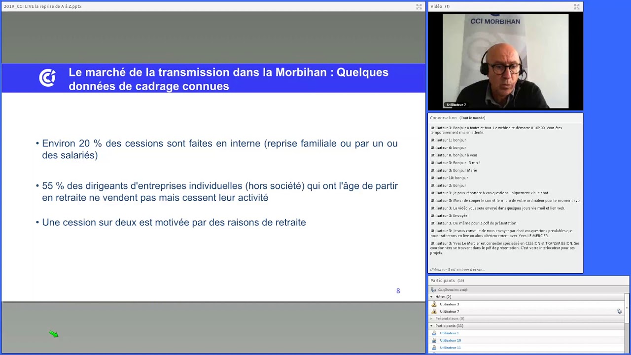 Webinaire - La reprise d'entreprise de A à Z