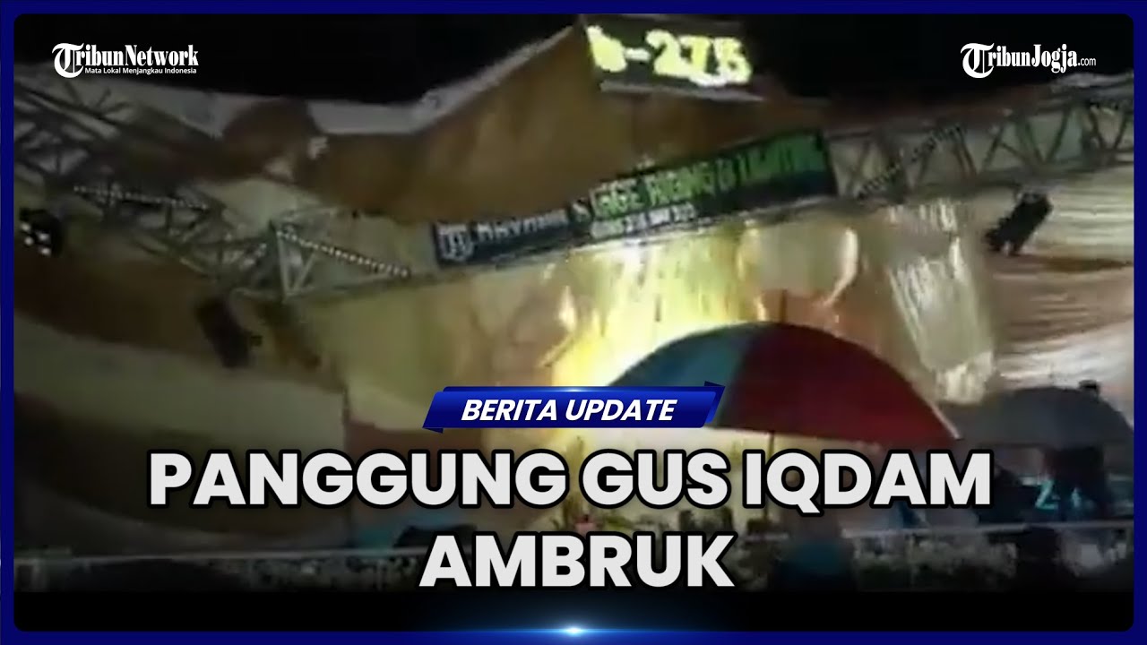 DETIK-DETIK PANGGUNG PENGAJIAN GUS IQDAM AMBRUK