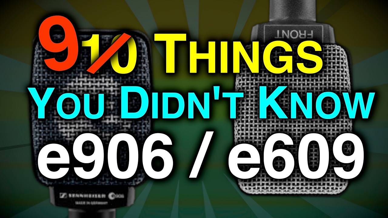 10 фактов, которые вы не знали о микрофонах Sennheiser e609 и e906 (микрофоны для гитарных кабине...