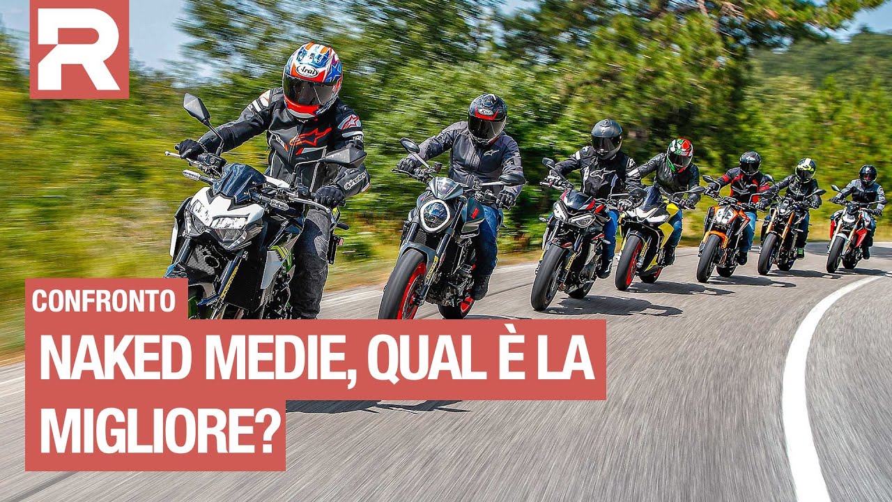 Confronto naked medie - Aprilia, BMW, Ducati, Kawasaki, KTM, Triumph, Yamaha ecco qual è la migliore