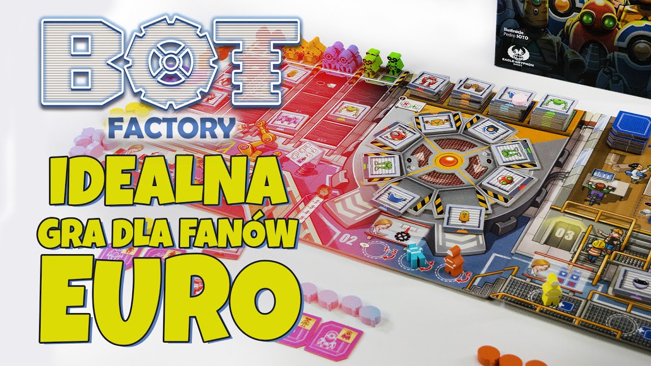 Bot Factory - idealna by poznać gry planszowe Vitala Lacerdy!