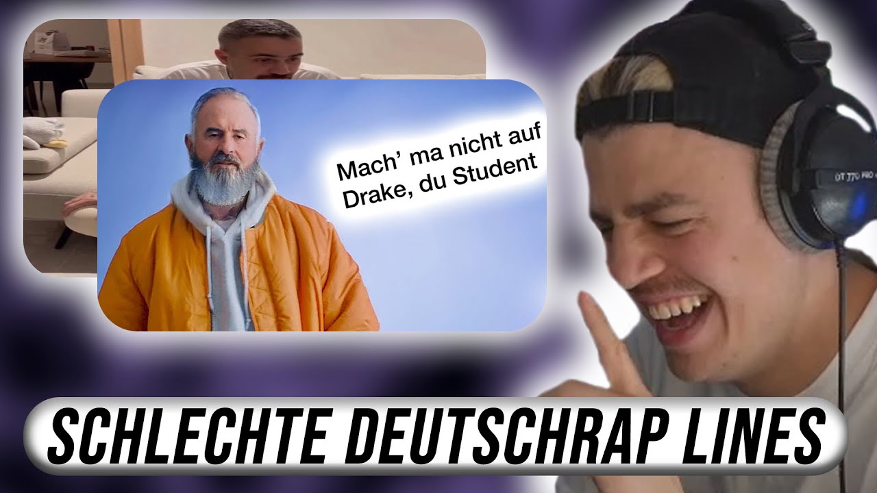 Papaplatte reagiert auf DIE SCHLECHTESTEN DEUTSCHRAP LINES von BOSSXPLOSIVE I Papaplatte Reaction