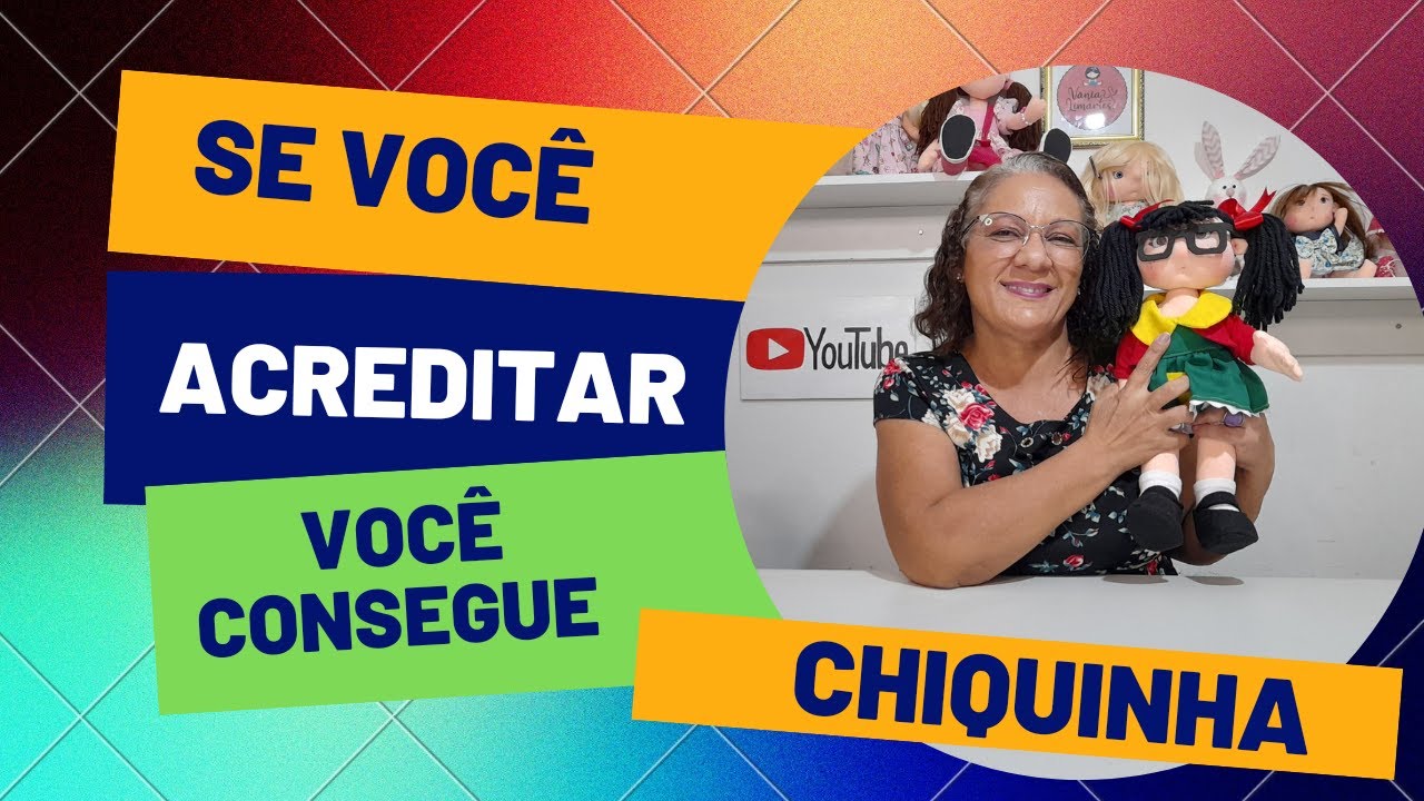 BONECA DE PANO CHIQUINHA PARTE 01 #diy #artesanato