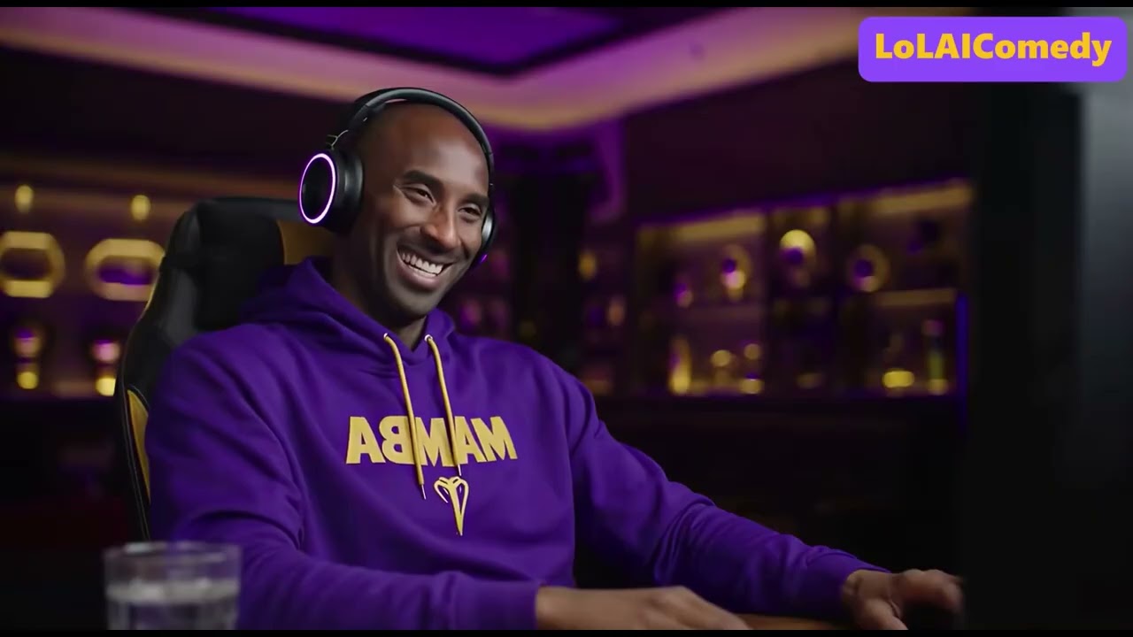 Kobe Bryant Reacting to AI Video of Himself #kobe #nba #ai #sora #fyp #shorts #foryoupage#funnyvideo
