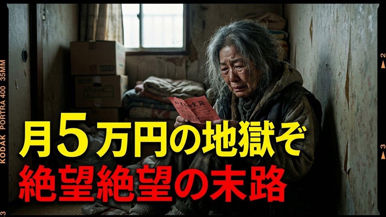 月5万円の絶望。全てを失い公園で震える68歳、悲惨な末路