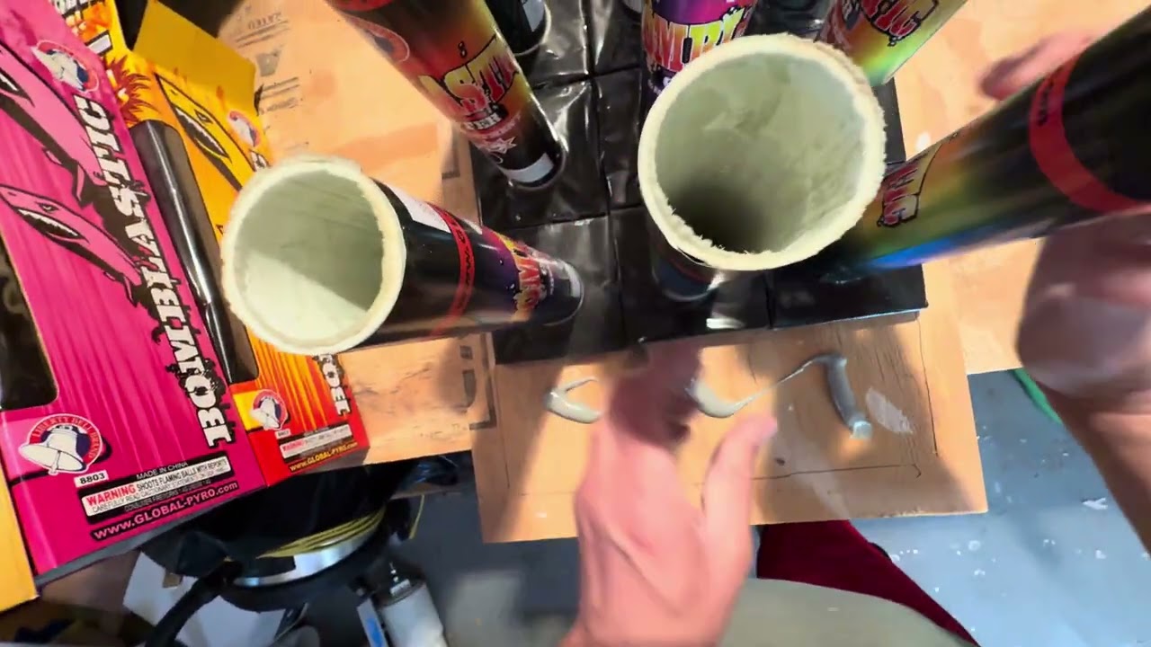How to build a fireworks mortar rack out of scrap wood
