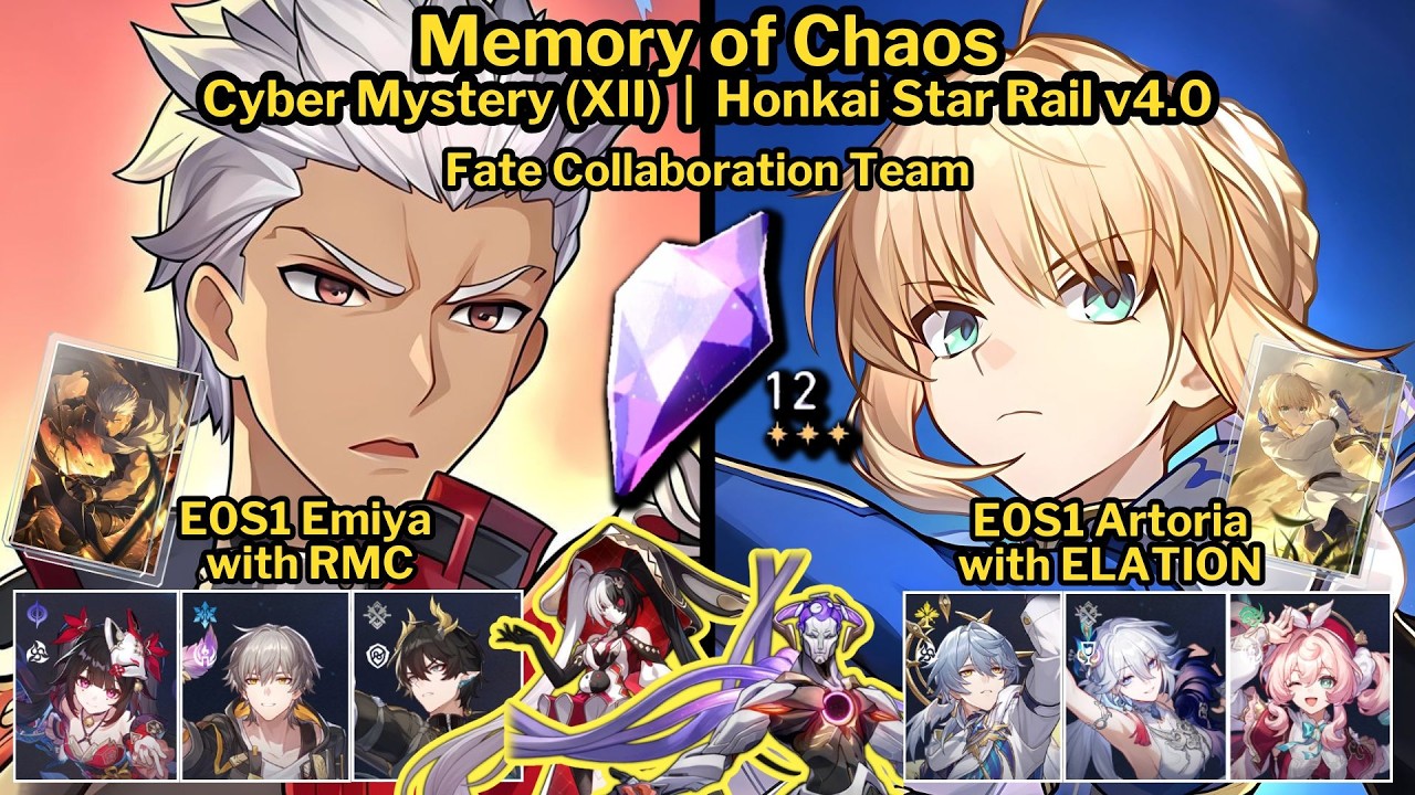 MoC 4.0 Stage 12 E0S1 Archer and E0S1 Saber with Yao Guang Fate Collab | Honkai Star Rail v4.0
