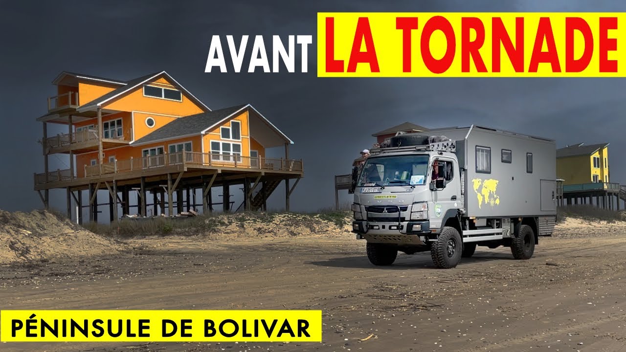 37 🇺🇸 BOLIVAR Beach avant la Tornade et SAN ANTONIO La Venise du Texas