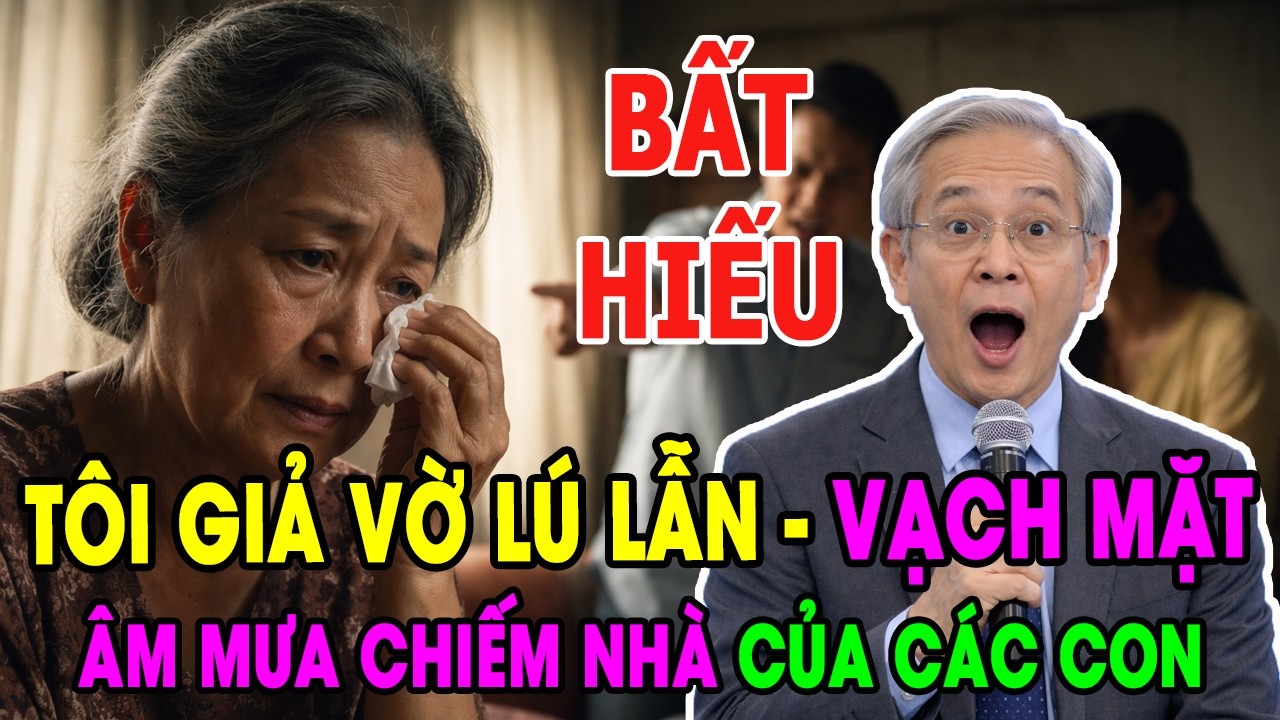 GIẢ VỜ LÚ LẪN ĐỂ VẠCH MẶT ÂM MƯU CHIẾM NHÀ CỦA CHÍNH CON RUỘT - TÂM SỰ TUỔI GIÀ