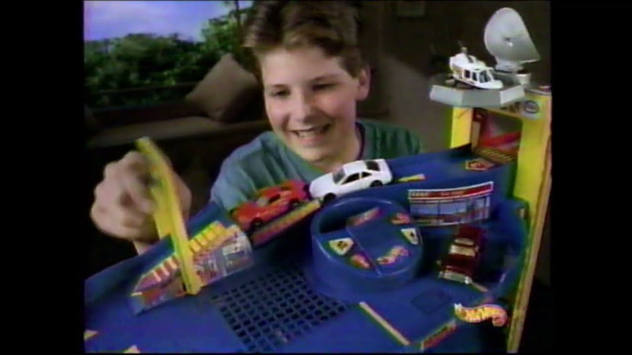 Hot Wheels - "Super Electronic Garage Set" (90s TV Commercial) **VHS Recording**