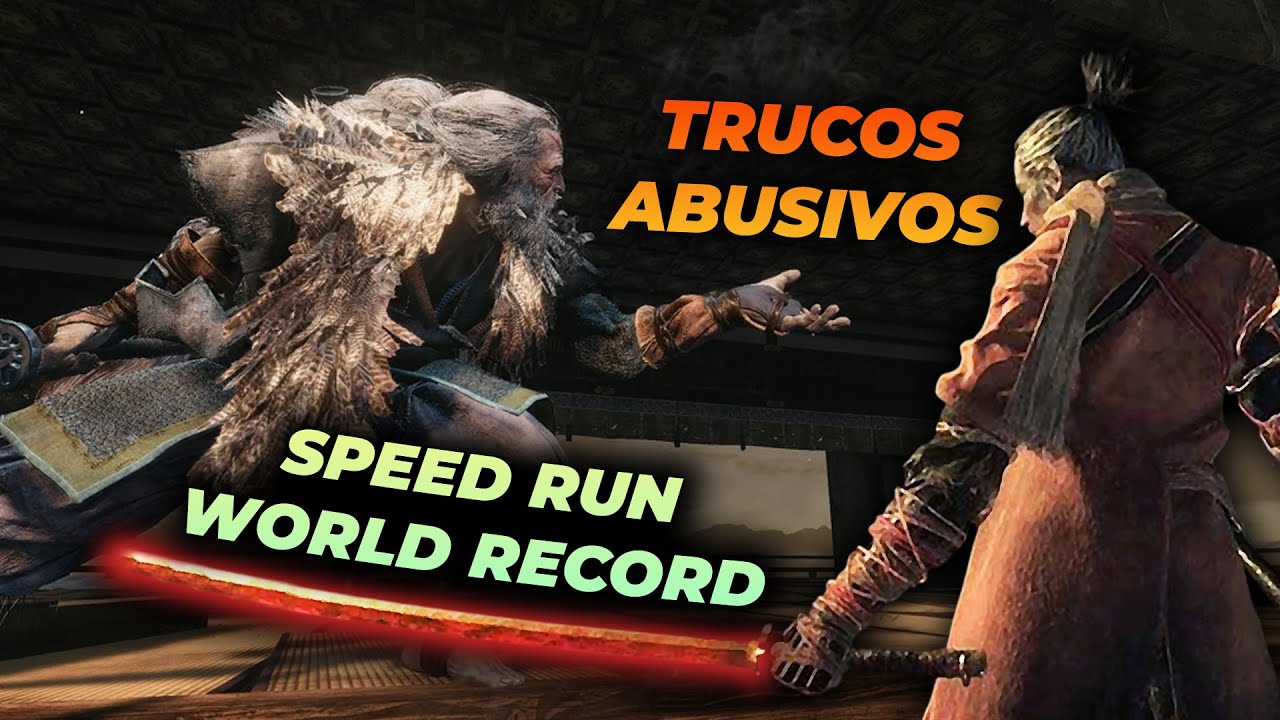 El SPEED RUN INSUPERABLE de SEKIRO con TODOS LOS JEFES sin GLITCHES