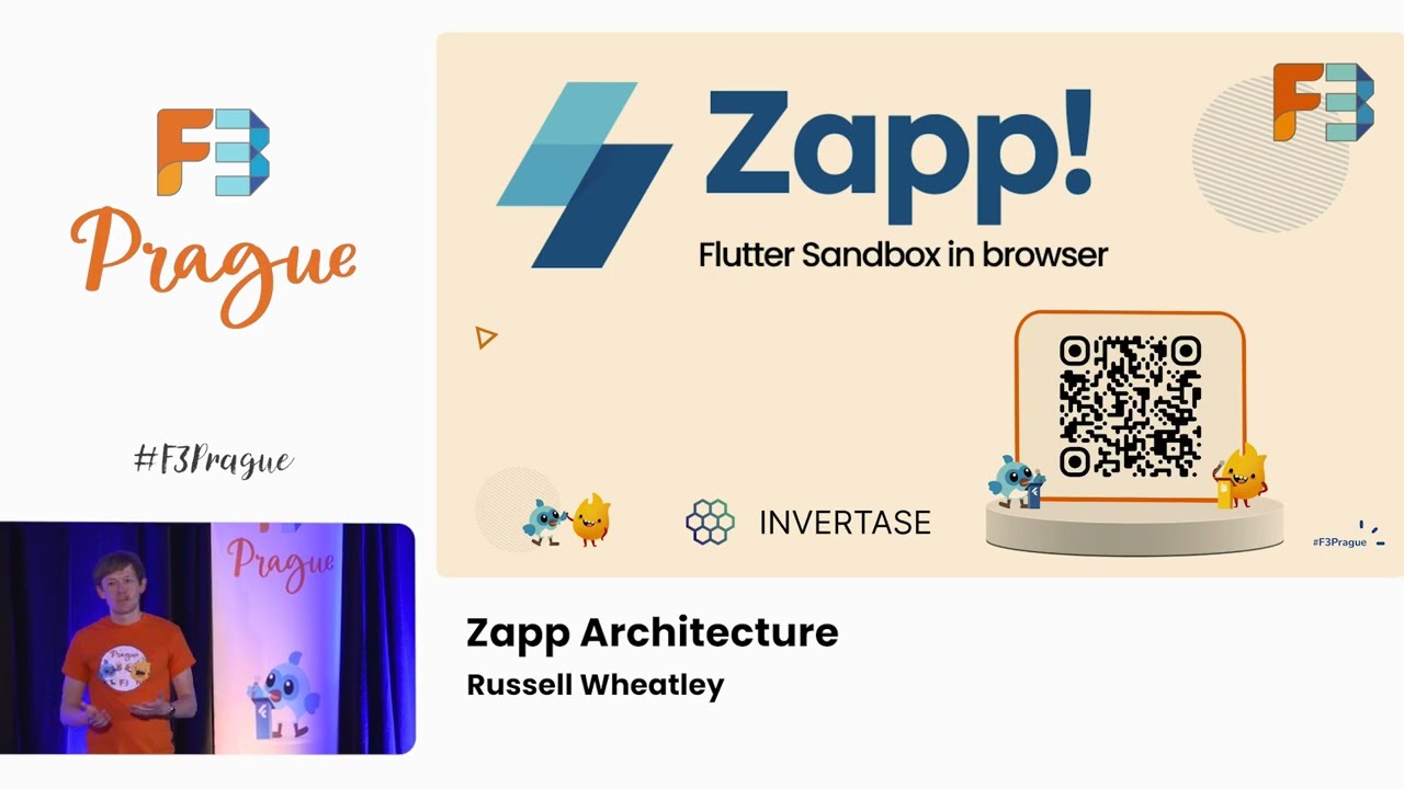 F3 Prague 2023: How Invertase built zapp.run the online Flutter IDE  - Russell Wheatley