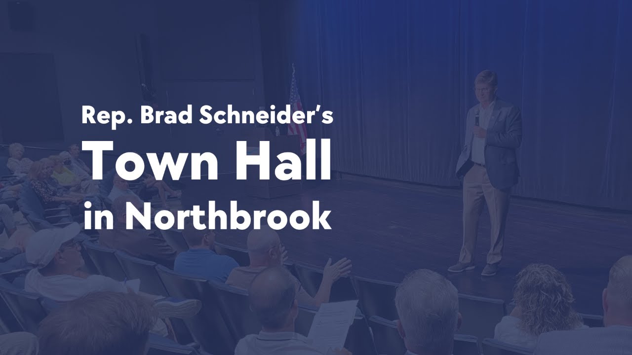 Rep. Brad Schneider's Town Hall in Northbrook