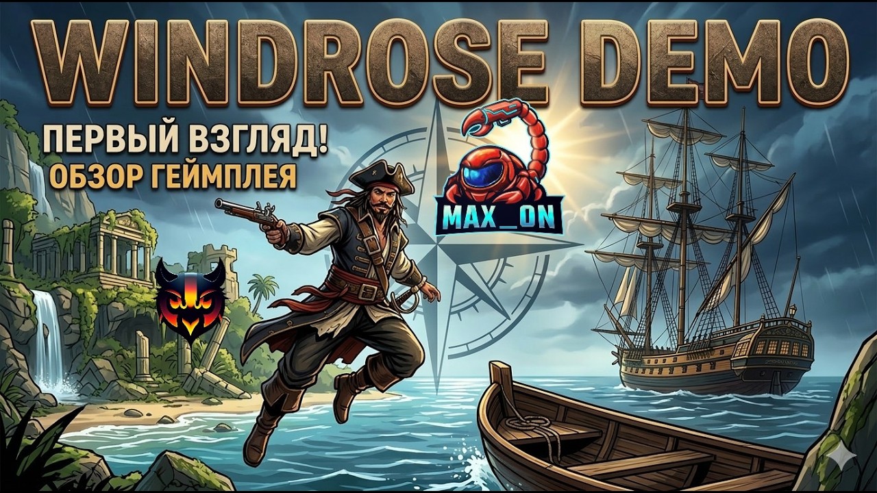 Windrose Demo [первый взгляд] - Внебрачный сын Valheim в пиратском сеттинге.
