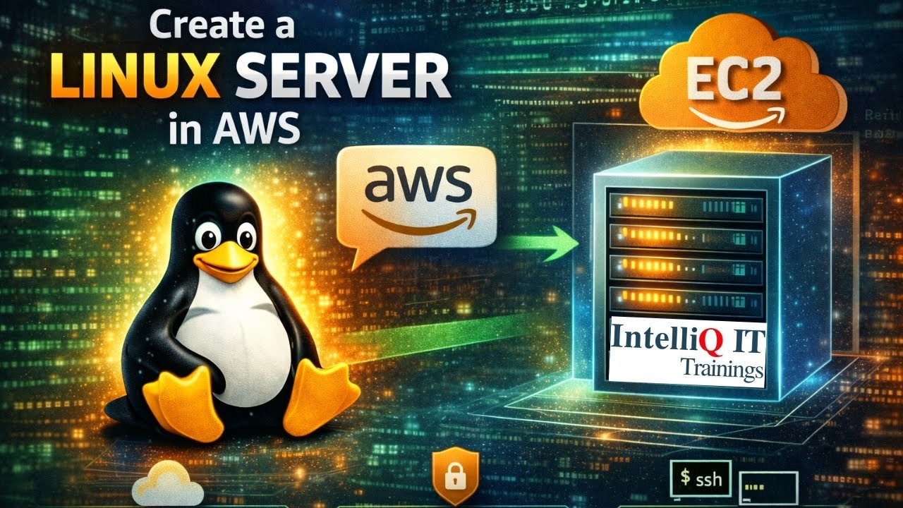 How to Create a Linux Server in AWS EC2 | Complete Beginner Guide! | IntelliQ IT
