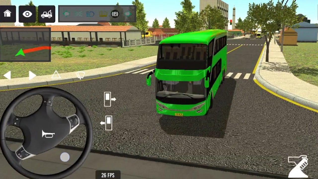 Euro Bus Driving Game Public Transportation 2024 - Indonesia Bus Simulator Android Gameplay #94