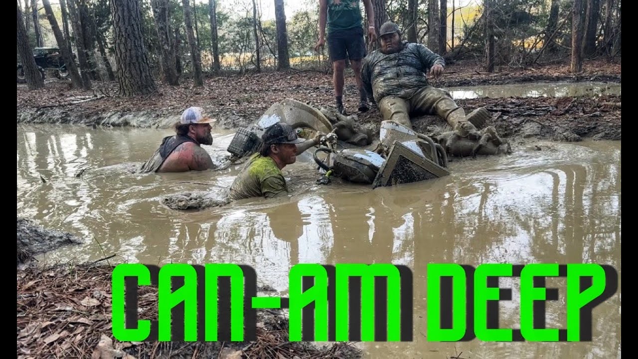 TOO DEEP?! Can-Am Renegade Struggles to Push Through the DEEP RUTS...