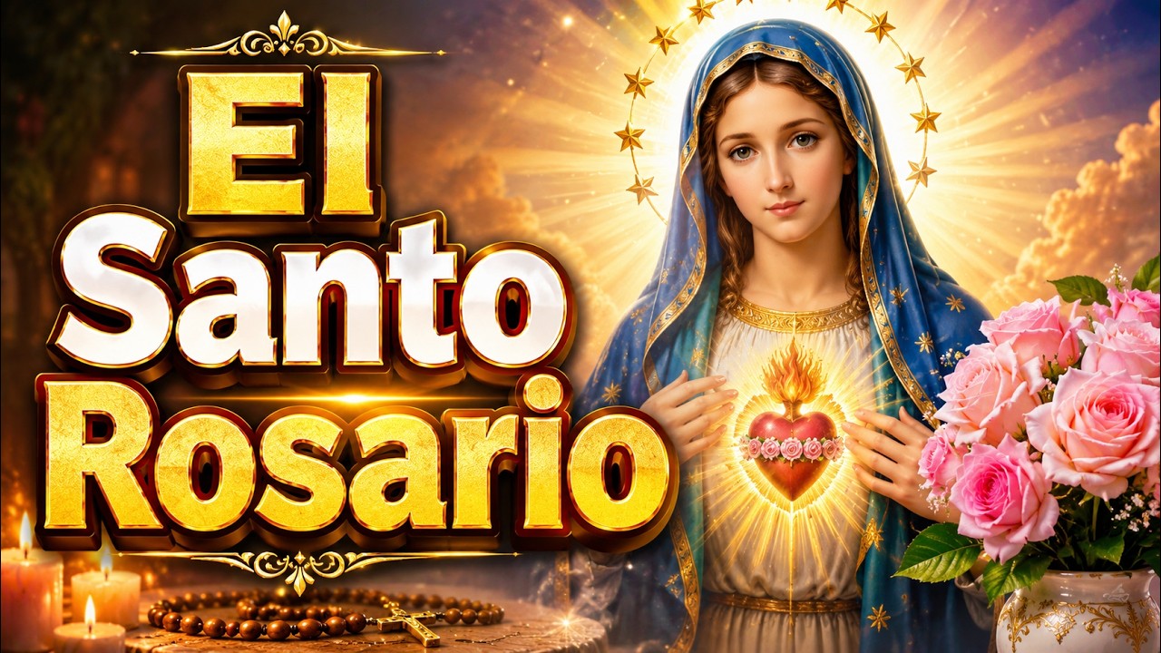 SANTO ROSARIO 🙏 reza conmigo | Rosario Católico con Letanías y Oraciones