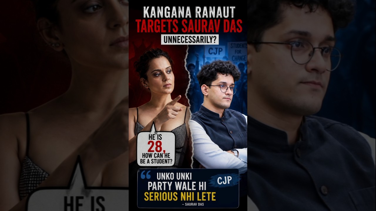 Kangana Ranaut targeted CJP spokesperson Saurav Das 😳 #kanganaranaut #cjp