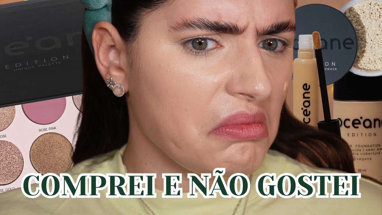 COMPREI LANÇAMENTOS DA OCEANE!!!   Base, corretivo, paleta, pó