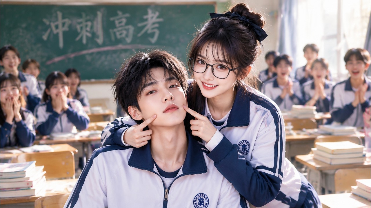 After the transfer girl shows up, the icy school heartthrob only softens for her.【Sweet School Days】