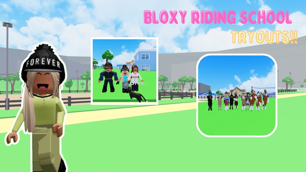 Bloxy Riding School Tryouts!! *✨Did everyone pass?!…*✨ || Horse Valley Episode 25