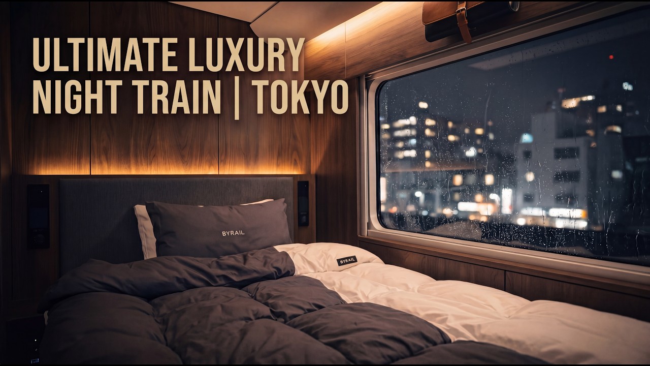 2 Hours Rain on Train at Night | Cozy City View for Sleep & Focus