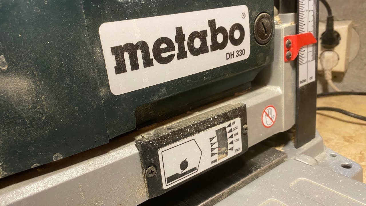 Solve clogging with Metabo thicknesser DH330