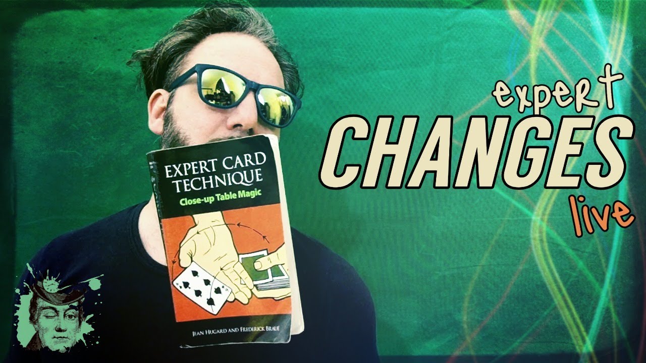 CARD CHANGES  sleight of hand card magic trick tutorial EXPERT CARD TECHNIQUE LiVE STREAM