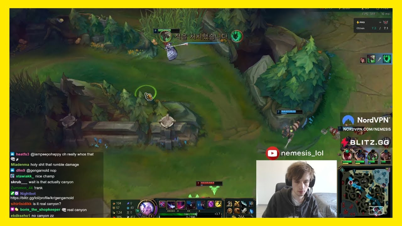 Nemesis game-winning yone ending 24 hours of streams - Nemesis KR journey