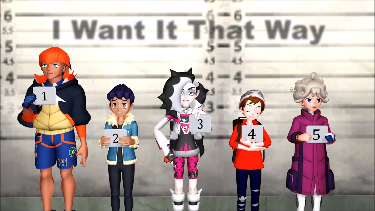 [Pokemon SwSh & SuMo MMD] I Want It That Way