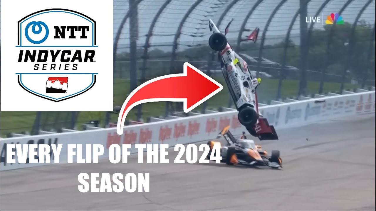 Every Flip From The 2024 NTT IndyCar Series Season