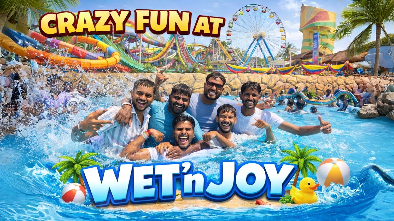 Wet&rsquo;n Joy Lonavala Vlog 🎢💦 | Insane Water Rides + Wave Pool Madness