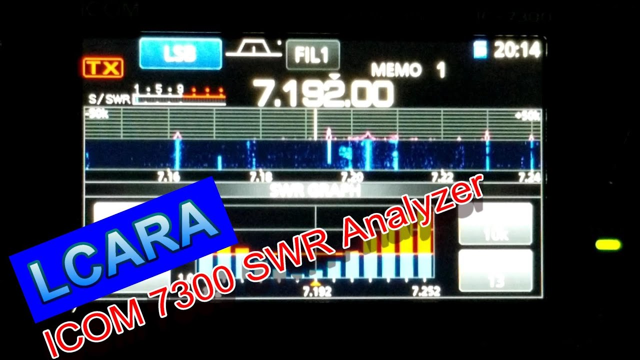 LCARA HAM Radio: ICOM 7300 SWR Antenna Analyzer