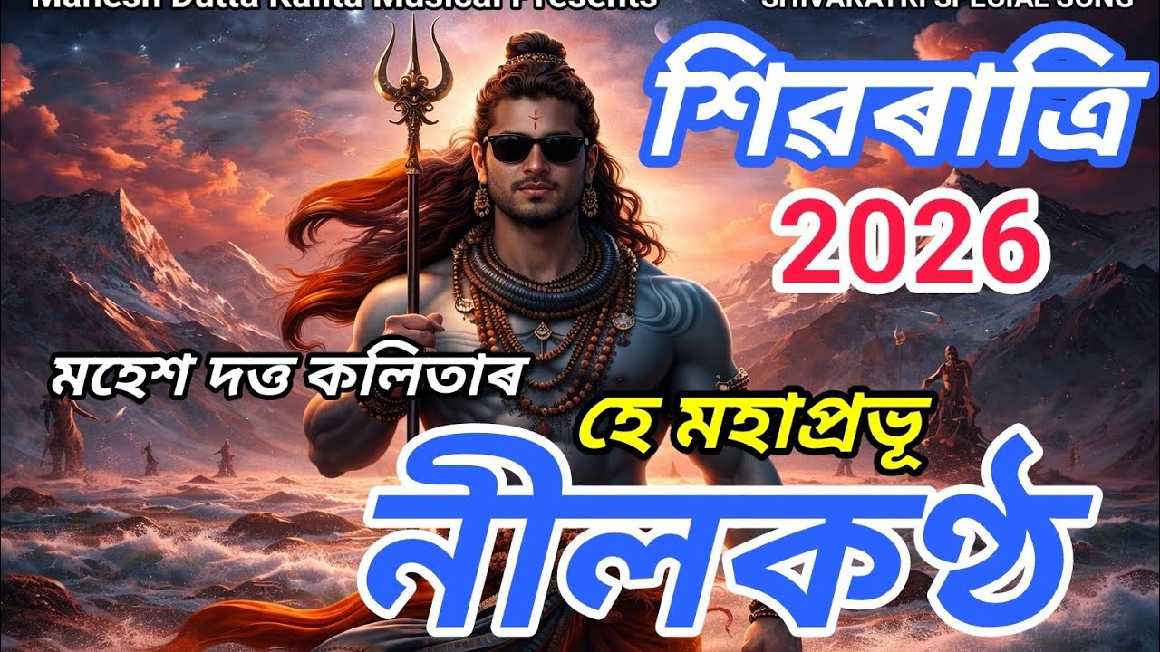 Hey Mahaprabhu Neelo kontho I Mahesh Dutta Kalita I Shivaratri Special Song