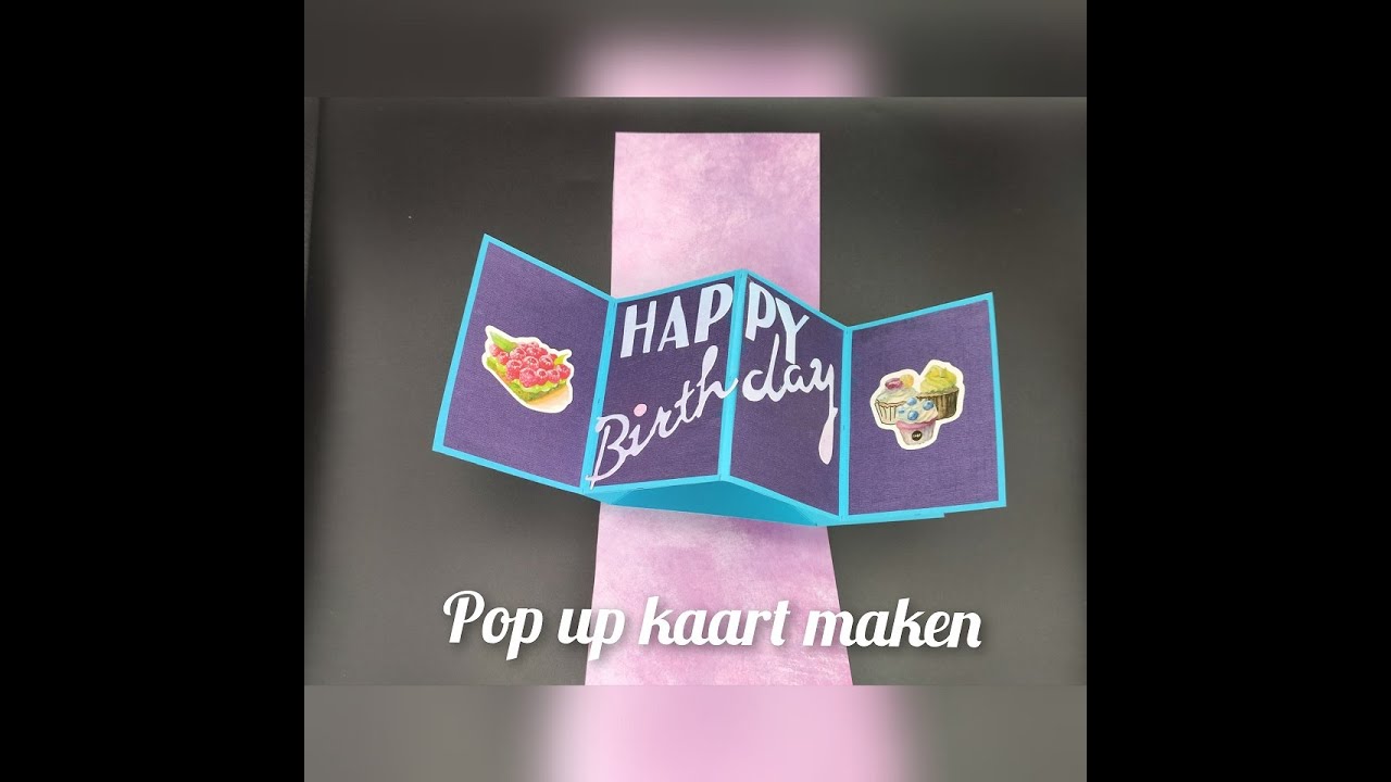 Pop up kaart maken