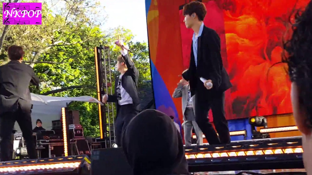 BTS ON GMA ( FIRE SOUNDCHECK ) 방탄소년단 Good Morning America Concert 2019