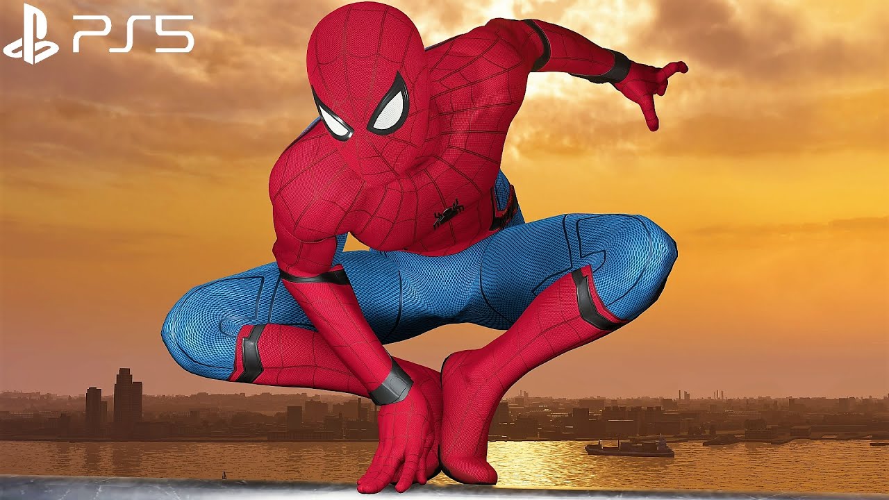 Spider-Man Remastered PS5 - Stark Suit Free Roam Gameplay (4K 60FPS Performance RT)