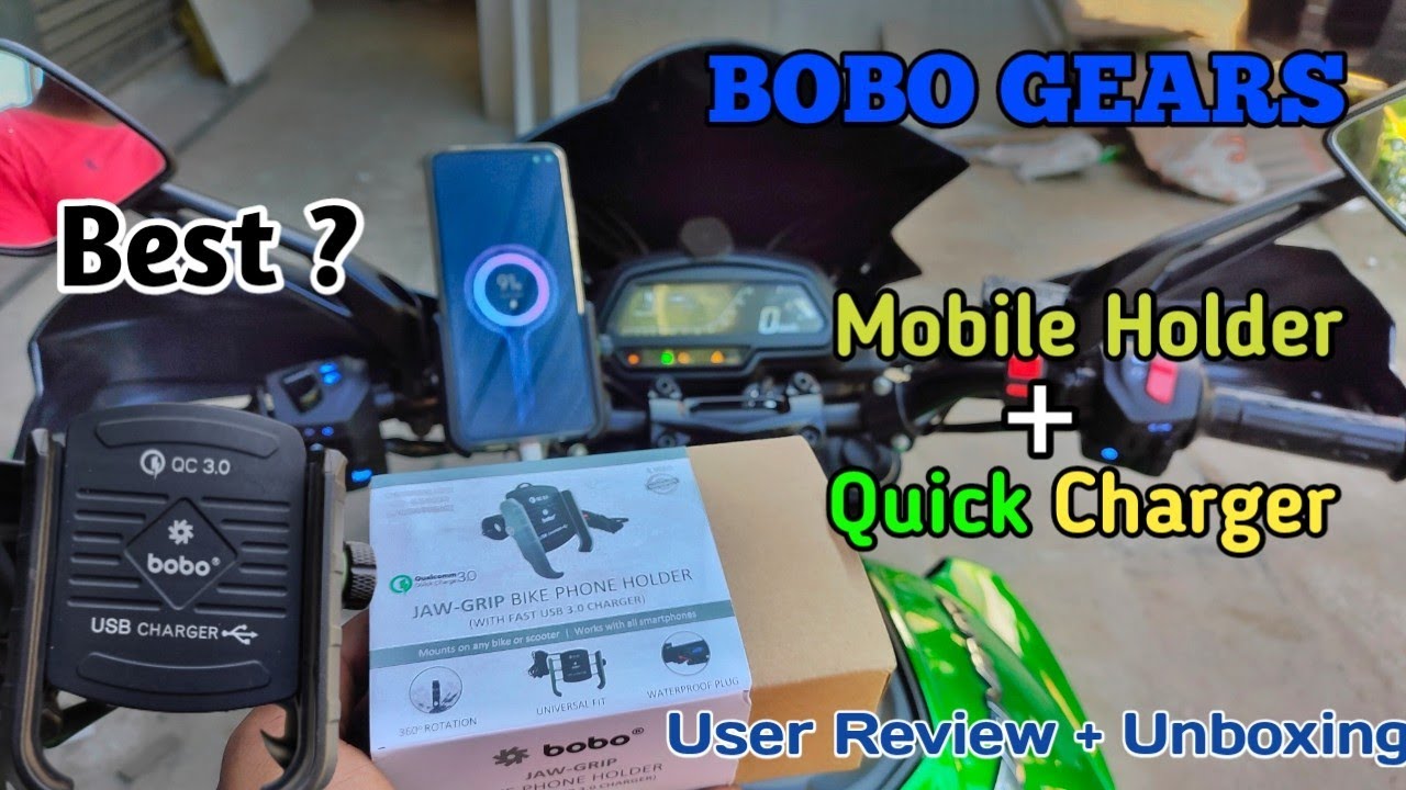 BOBO Bike Mobile Holder with Quick Charger | Best in the Market ? | Quick charge 3.0 | Malayalam